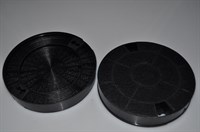 Carbon filter, Smeg cooker hood - 190 mm (2 pcs)